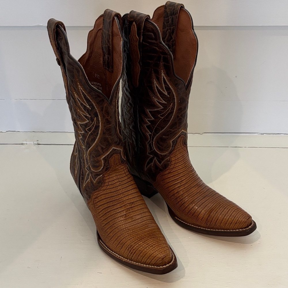 Dan Post Size 9 Brown Western Cowboy Boots